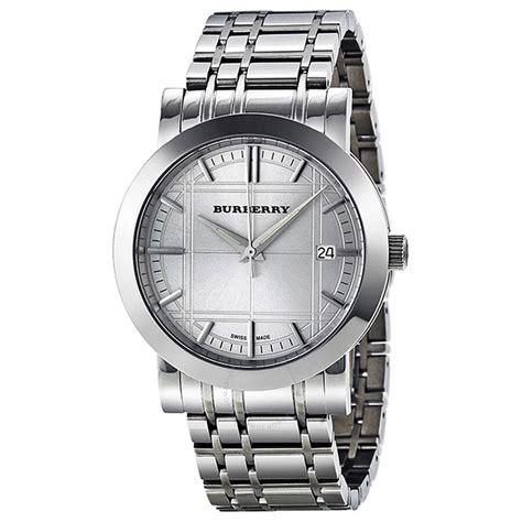 orologio burberry bu1350|Burberry Heritage Silver Dial Stainless Steel Men's Watch BU1350.